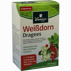 Kneipp Weißdorn Dragees  240 Stück - ab 0,00 €