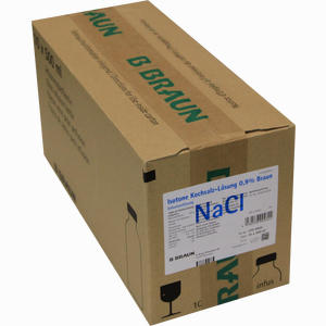 Kochsalz 0.9% Isoton Gl Infusionslösung B. Braun Melsungen AG 10 x 500 ml - ab 32,45 €