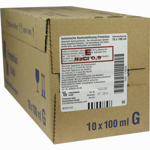 Kochsalz 0.9% Isoton Gl Infusionslösung Fresenius Kabi Deutschland GmbH 10 x 100 ml - ab 10,82 €