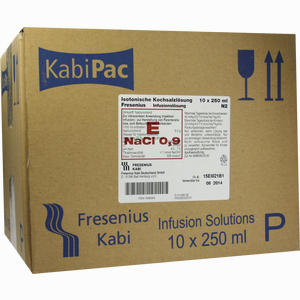 Kochsalz 0.9% Isoton Pl Infusionslösung Fresenius Kabi Deutschland GmbH 10 x 250 ml - ab 11,18 €