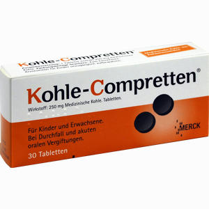 Kohle- Compretten Tabletten  30 Stück