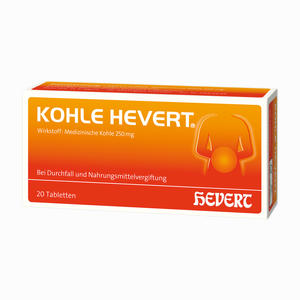 Kohle Hevert Tabletten 20 Stück - ab 4,32 €