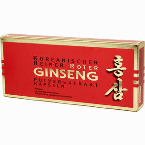 Koreanischer Reiner Roter Ginseng Pulverextrakt Kapseln 90 Stück - ab 211,99 €