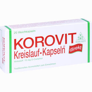 Korovit Kreislauf- Kapseln  20 Stück - ab 4,74 €