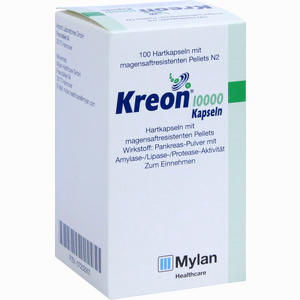 Kreon 10000 Kapseln Mylan Healthcare GmbH 100 Stück - ab 23,54 €