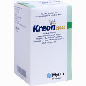 Kreon 25.000 Kapseln  Mylan Healthcare GmbH 100 Stück - ab 0,00 €