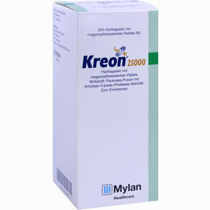 Kreon 25.000 Kapseln  Mylan Healthcare GmbH 200 Stück - ab 68,11 €