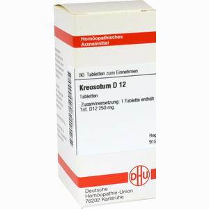 Kreosotum D12 Tabletten 80 Stück - ab 8,20 €