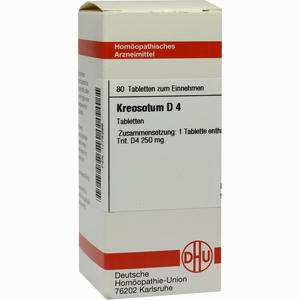 Kreosotum D4 Tabletten 80 Stück - ab 0,00 €