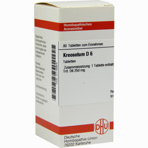 Kreosotum D6 Tabletten 80 Stück - ab 7,83 €