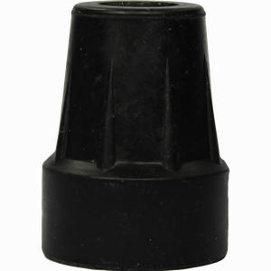 Krückenkapsel18/19mm Schwarz mit Stahleinlage für Unterarmstütze 1 Stück - ab 1,00 &euro;