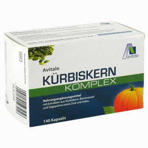 Kürbiskern Komplex Kapseln  140 Stück - ab 24,38 €