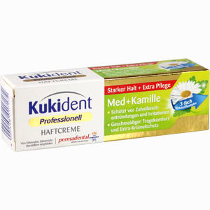 Kukident Haftcreme Med + Kamille Zahncreme 40 g - ab 2,41 €