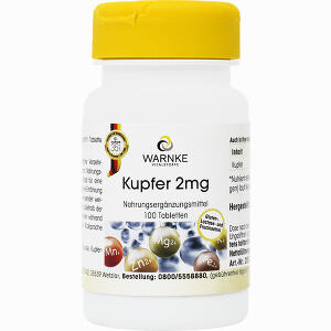 Kupfer 2mg Aus Kupfergluconat 100 Stück - ab 6,78 &euro;