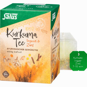 Kurkuma Tee - Ingwer & Zimt Bio Salus 15 Stück - ab 3,21 €