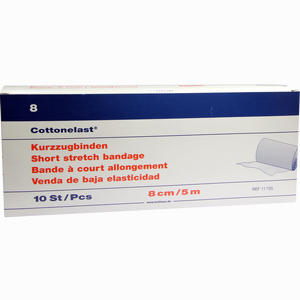 Kurzzugbinde Cottonelast 8cmx5m  10 Stück - ab 55,03 €