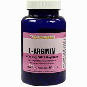 L- Arginin 400mg Gph Kapseln  120 Stück - ab 25,72 €
