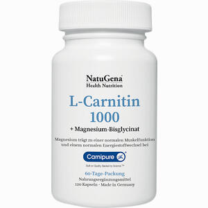 L- Carnitin 1000 Carnipure + Magnesium Vegan 120 Stück - ab 33,44 €