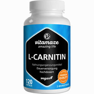 L- Carnitin 680 Mg Vegan Vitamaze Kapseln 120 Stück - ab 15,63 &euro;