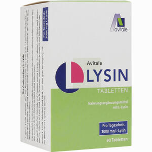 Abbildung von L- Lysin 750mg Tabletten  90 Stück