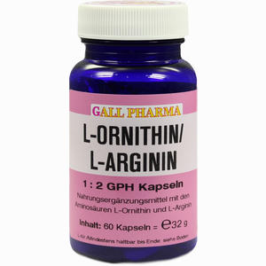 L- Ornithin/l- Arginin 1:2 Gph Kapseln  60 Stück - ab 33,28 €