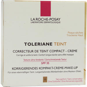 La Roche- Posay Toleriane Teint Korrigierendes Kompakt- Creme- Make- Up Nr. 15 Golden 9 g - ab 0,00 &euro;