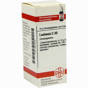 Lachesis C30 Globuli 10 g - ab 7,25 €