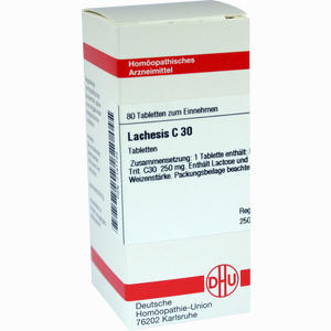 Lachesis C30 Tabletten 80 Stück - ab 0,00 €