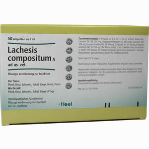 Lachesis Compositum N Ad Us.vet. Ampullen 50 Stück - ab 127,79 &euro;