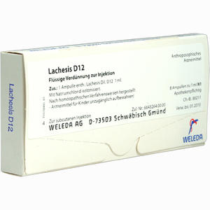 Lachesis D12 Ampullen 8 x 1 ml - ab 0,00 &euro;
