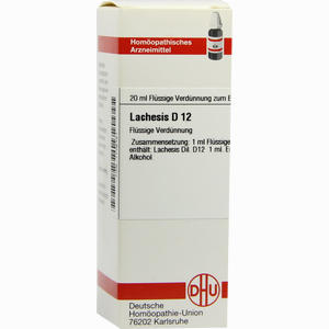 Lachesis D12 Dilution 20 ml - ab 7,80 €