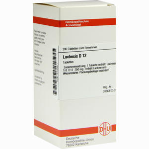 Lachesis D12 Tabletten 200 Stück - ab 0,00 &euro;