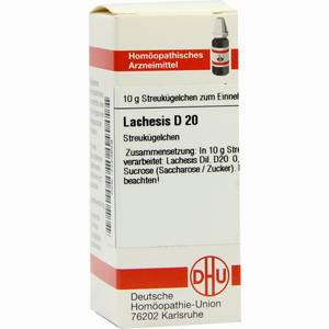 Lachesis D20 Globuli 10 g - ab 0,00 €