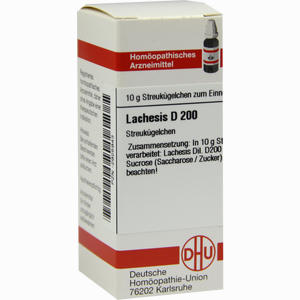 Lachesis D200 Globuli 10 g - ab 12,38 €