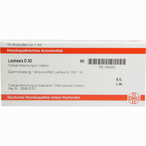 Lachesis D30 Ampullen 10 x 1 ml - ab 0,00 &euro;