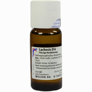 Lachesis D6 Dilution WELEDA 50 ml - ab 0,00 &euro;