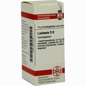 Lachesis D8 Globuli 10 g - ab 0,00 €