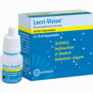 Lacri- Vision Augentropfen 3 x 10 ml - ab 5,95 €