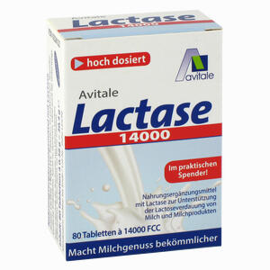 Lactase 14000 Fcc Tabletten im Spender  80 Stück - ab 13,74 €