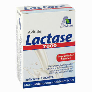 Lactase 7000 Fcc Tabletten im Spender  80 Stück - ab 9,17 €