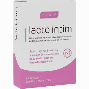 Lacto Intim - Oral Probiotikum bei Bakt. Vaginose 20 Stück - ab 10,87 &euro;