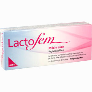 Lactofem Milchsäure Vaginalzäpfchen  7 Stück - ab 9,31 €