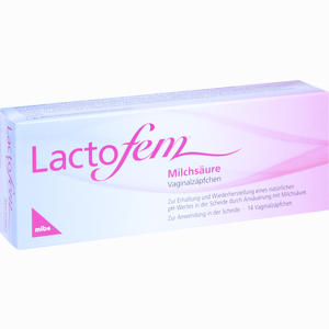 Lactofem Milchsäure Vaginalzäpfchen  14 Stück