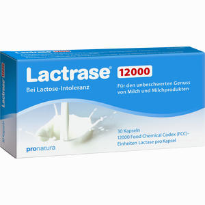Lactrase 12000 Fcc Kapseln  30 Stück - ab 0,00 €