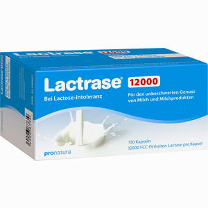 Abbildung von Lactrase 12000 Fcc Kapseln  150 Stück Abbildung von Lactrase 12000 Fcc Kapseln  150 Stück