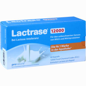 Lactrase 12000 Fcc Kapseln  90 Stück - ab 13,26 €