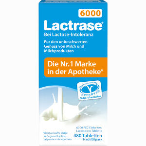 Lactrase 6000 Fcc Tabletten Klickspender- Nachfüllpack  480 Stück - ab 30,63 &euro;