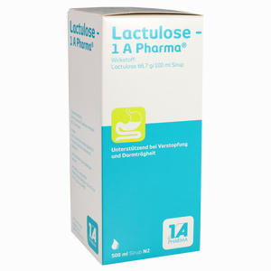 Lactulose - 1 A Pharma Sirup 500 ml - ab 4,76 €