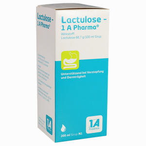 Abbildung von Lactulose - 1a Pharma Sirup 200 ml Abbildung von Lactulose - 1a Pharma Sirup 200 ml