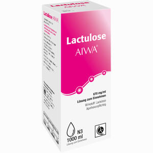 Lactulose Aiwa 670 Mg/ml Lösung Zum Einnehmen  1000 ml - ab 13,61 €